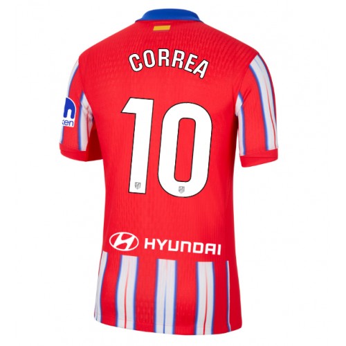 Pánský Fotbalový dres Atletico Madrid Angel Correa #10 2024-25 Domácí Krátký Rukáv